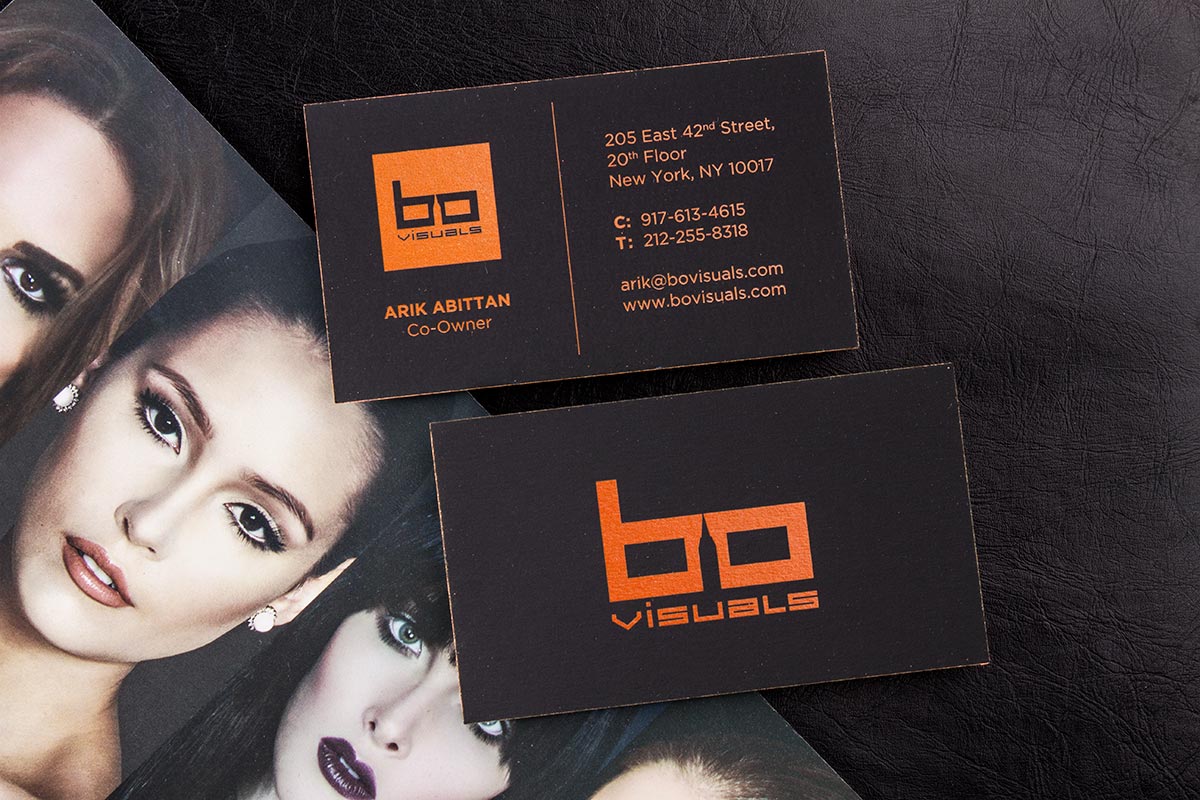 Hard Suede Business Cards | Luxury Printing