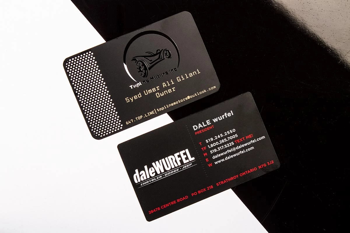 Black Metal Business Cards  World Leader in Metal Business Cards